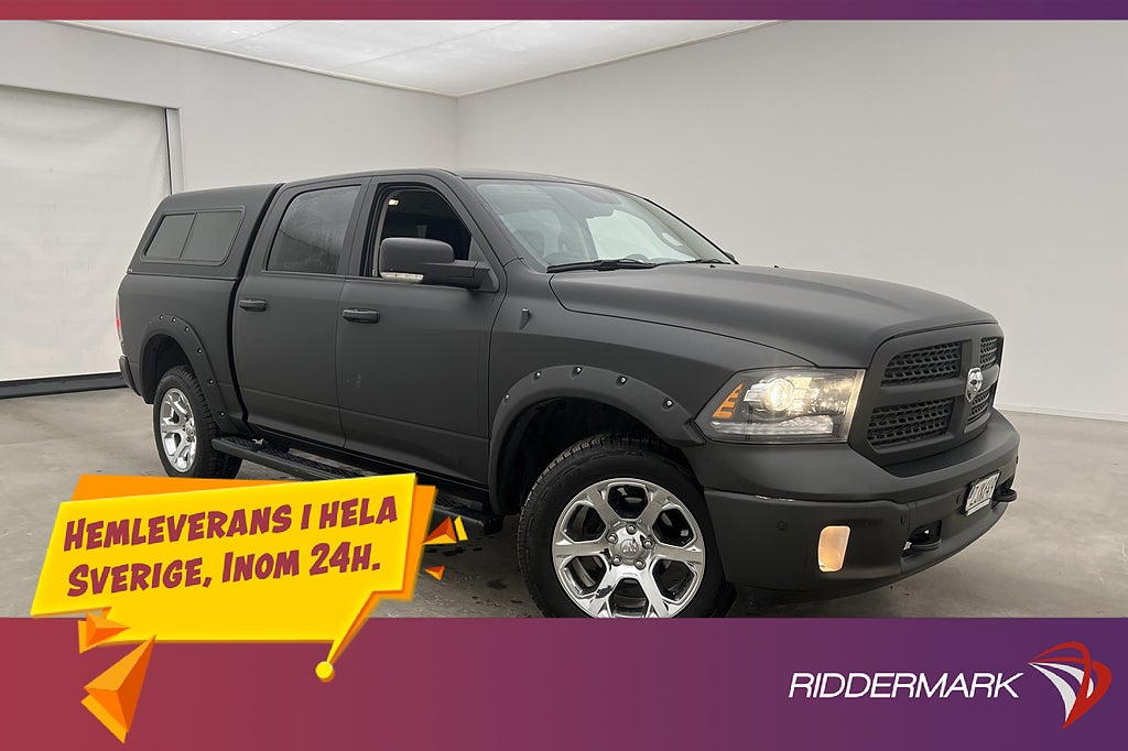 Dodge RAM Laramie 5.7 4x4 Drag Luft Skinn Alpine Kåpa Moms