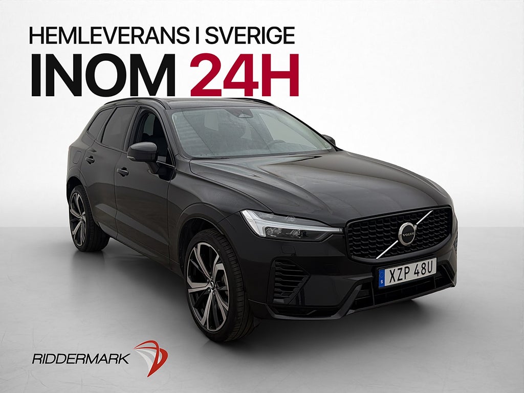 Volvo XC60 T6 AWD Plus Dark Pano Kamera Värmare Skinn Drag