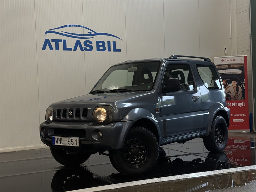 Suzuki Jimny 1.3 DOHC 16V VVT 4WD Manuell 86hk JLX NyServad Drag