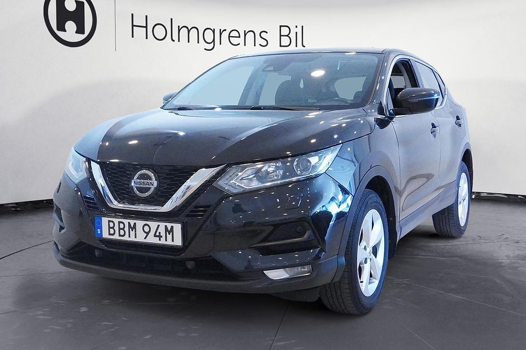 Nissan Qashqai 1.3 DIG-T Dc, Backkamera, Parkeringssensorer | Ränta 3,95%