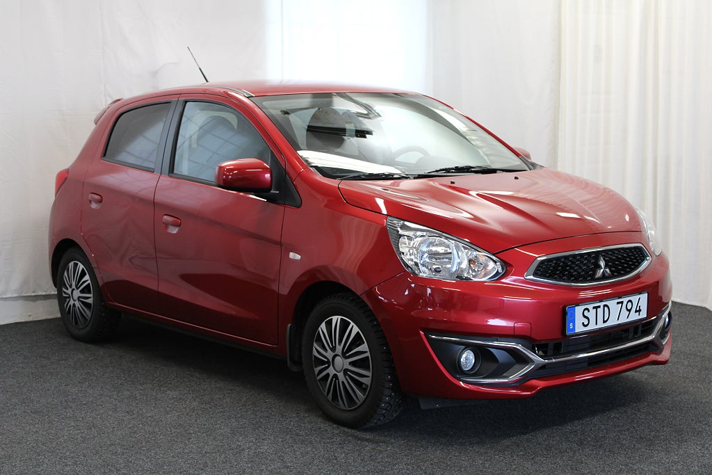 Mitsubishi Space Star 1.2 MIVEC ClearTec | S&V-hjul | Lågmil | Blåtand | 80hk