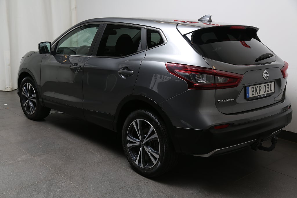 Nissan Qashqai 1,3 DIG-T 158hk Aut Navi 360°-kamera Dragkrok 2021