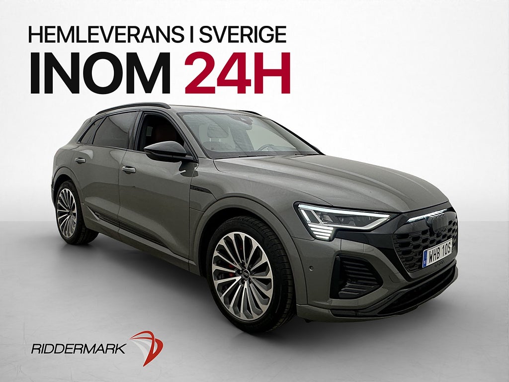 Audi Q8 e-tron 55 Q S Line Pano B&O HuD 360° Skinn 4Zon Drag