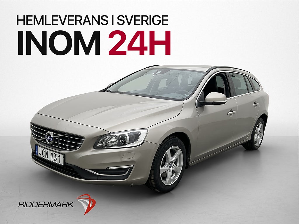 Volvo V60 D2 120hk  Värmare Dragkrok Rattvärme VOC 2-Brukare