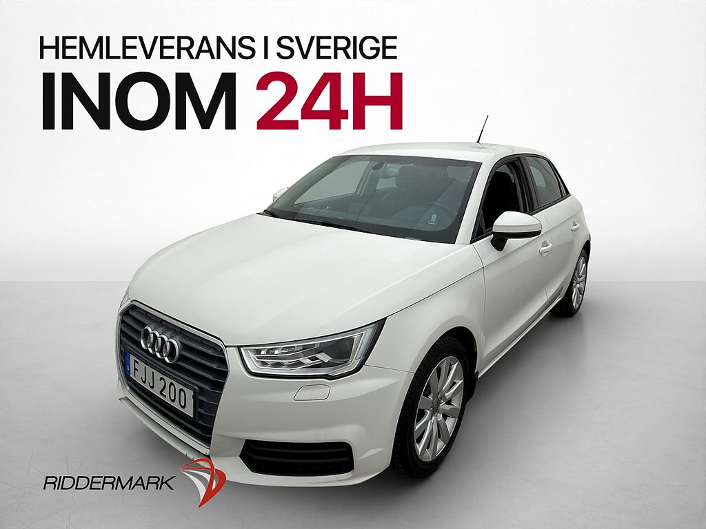 Audi A1 Sportback 1.0 TFSI 95hk 1 Brukare Bluetooth