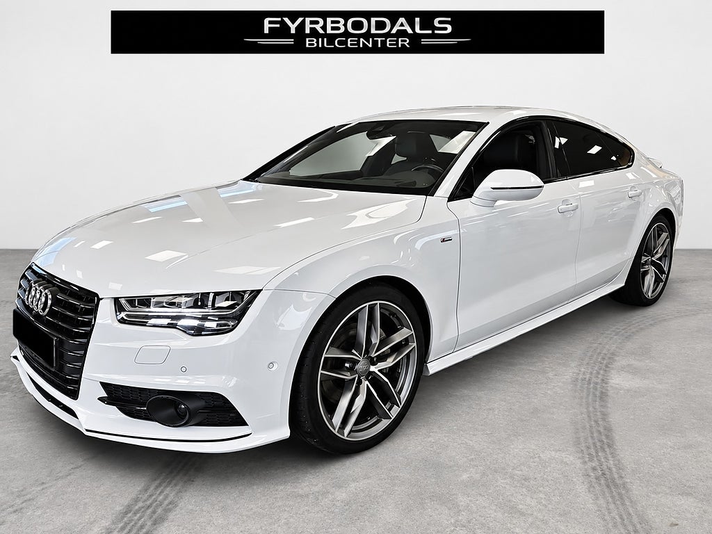 Audi A7 3,0 TDI 245hk Quattro S-Line Kamera HUD Drag 2016, bild 14