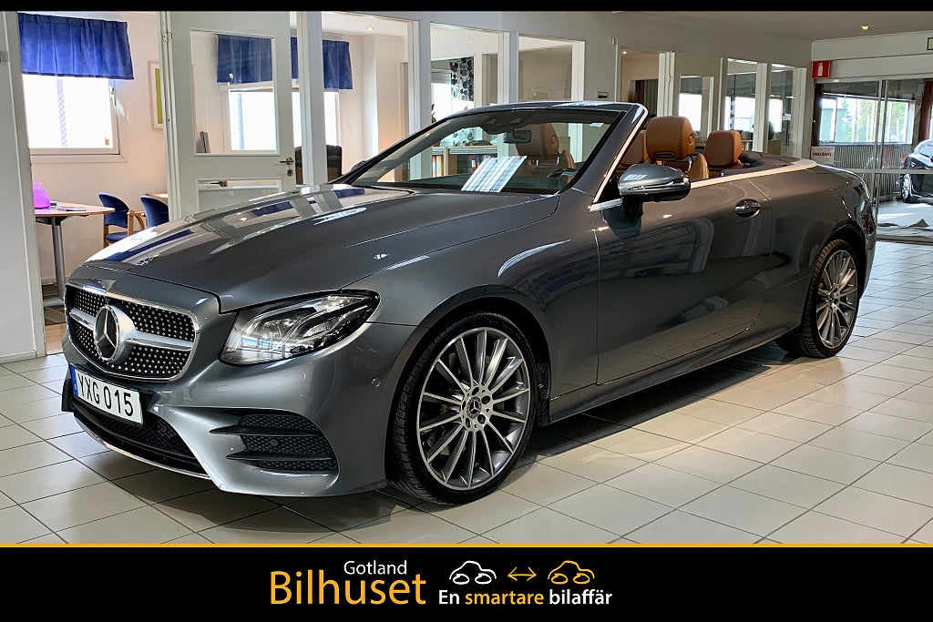 Mercedes-Benz E 350 d Cabriolet |4matic|AMG Line |Låg mil| Mkt välskött