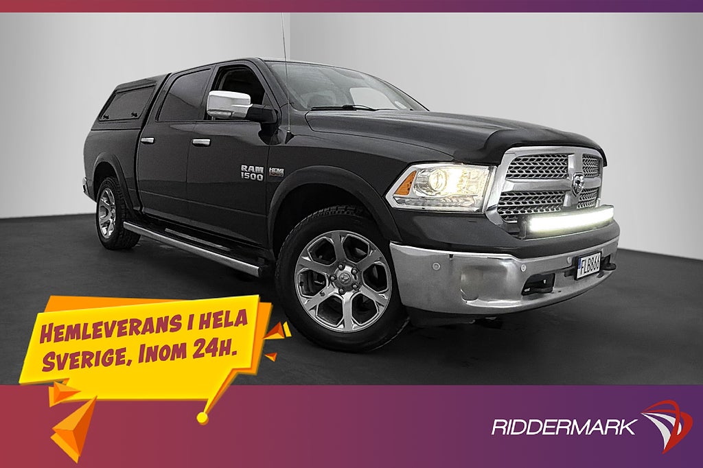 Dodge RAM Laramie 5.7 4x4 Drag Luft Skinn Alpine Kåpa Kamera