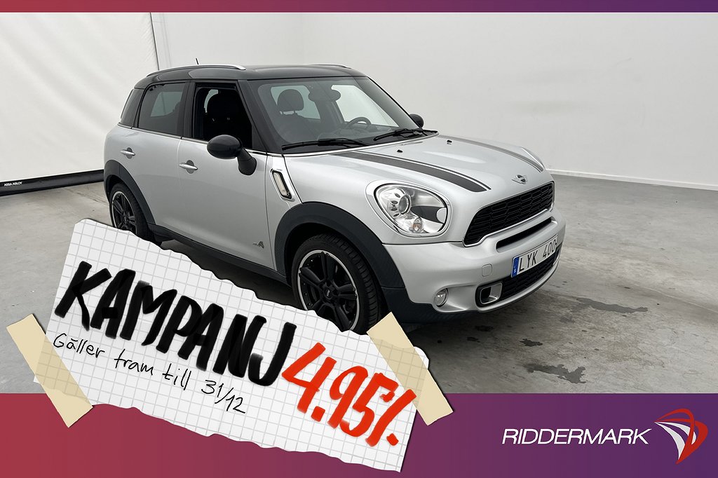 MINI Countryman SD ALL4 143hk Halvskinn Farth 4,95% Ränta