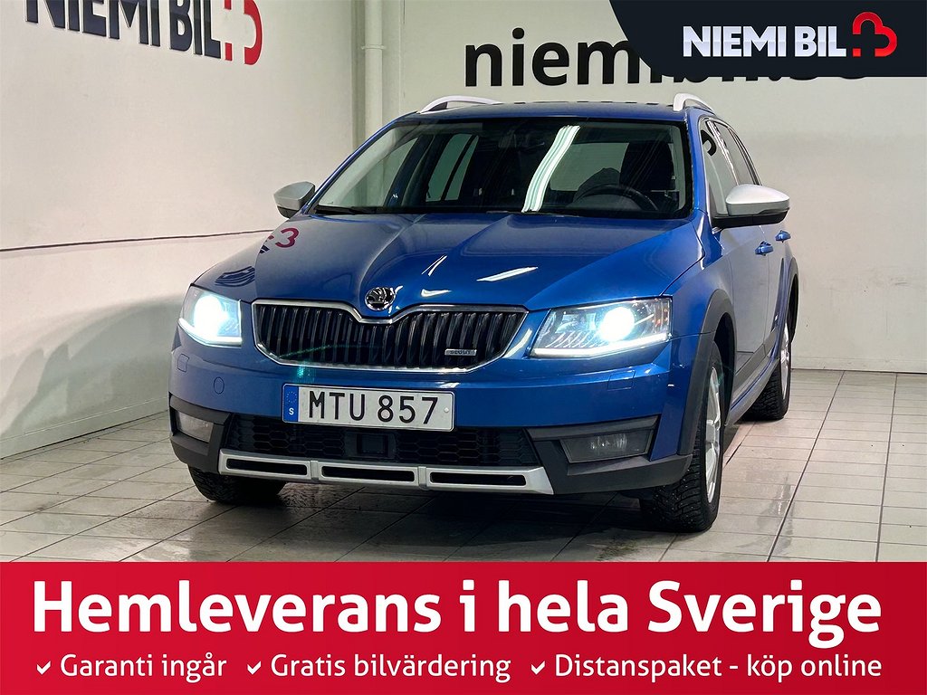 Skoda Octavia Scout 2.0 TDI 4x4 Drag Dvärm SoV Psens Kamera