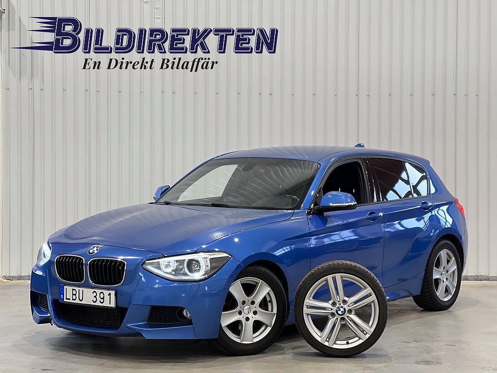 BMW 120 d 5-dörrars M SPORT SoV HJUL SENSORER VÄLSKÖTT 184HK