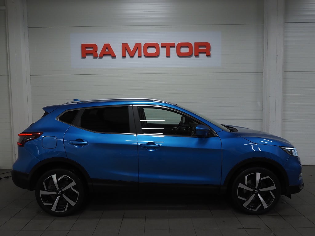 Nissan Qashqai 1.3 DIG-T DCT 158hk Tekna Drag 360° Navi Skinn 19" 2021