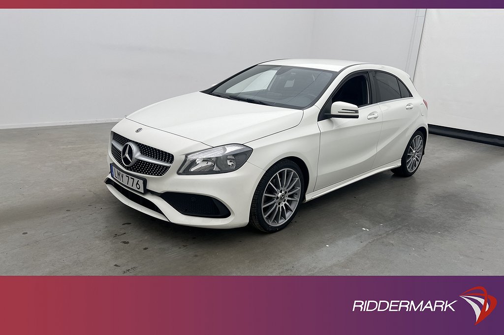 Mercedes-Benz A 180 122hk AMG Kamera Halvskinn Farthållare