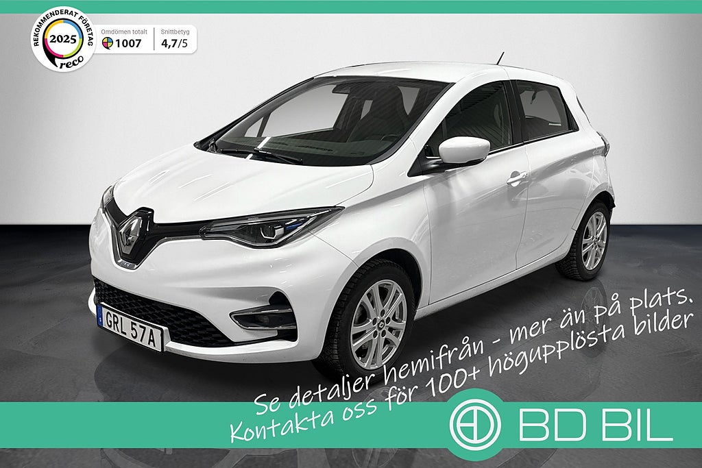 Renault Zoe R110 52kWh FRIKÖPT BATTERI KAMERA VÄRMARE