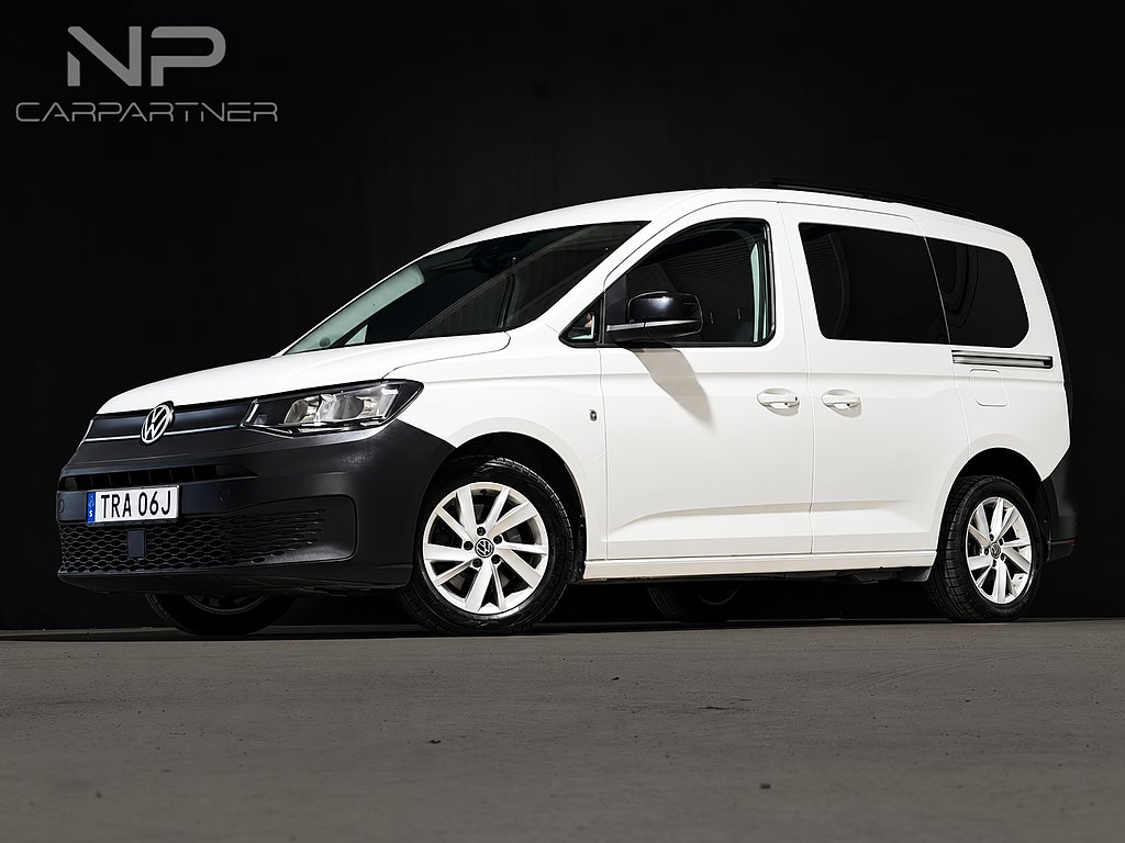 Volkswagen Caddy 2.0 TDI| LIFE 5 -SITIG| MOMS|VÄLSERVAD|VÄRMARE|B-KAMERA