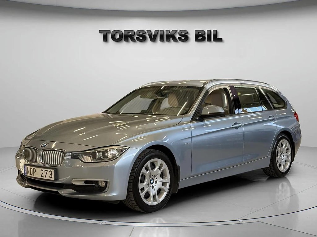 BMW 318D Touring Steptronic Modern Ny servad Nybesiktigad V-Hjul
