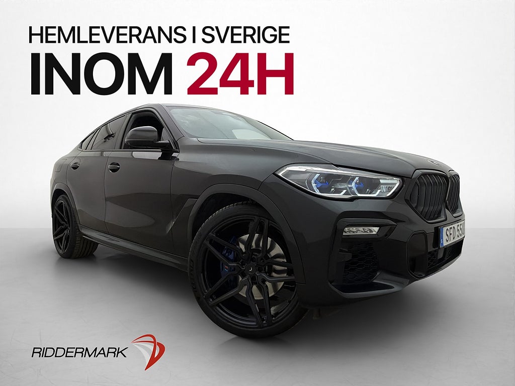 BMW X6 M50i Ultimate Edt P-Värm Pano Laser B&W Massage Drag