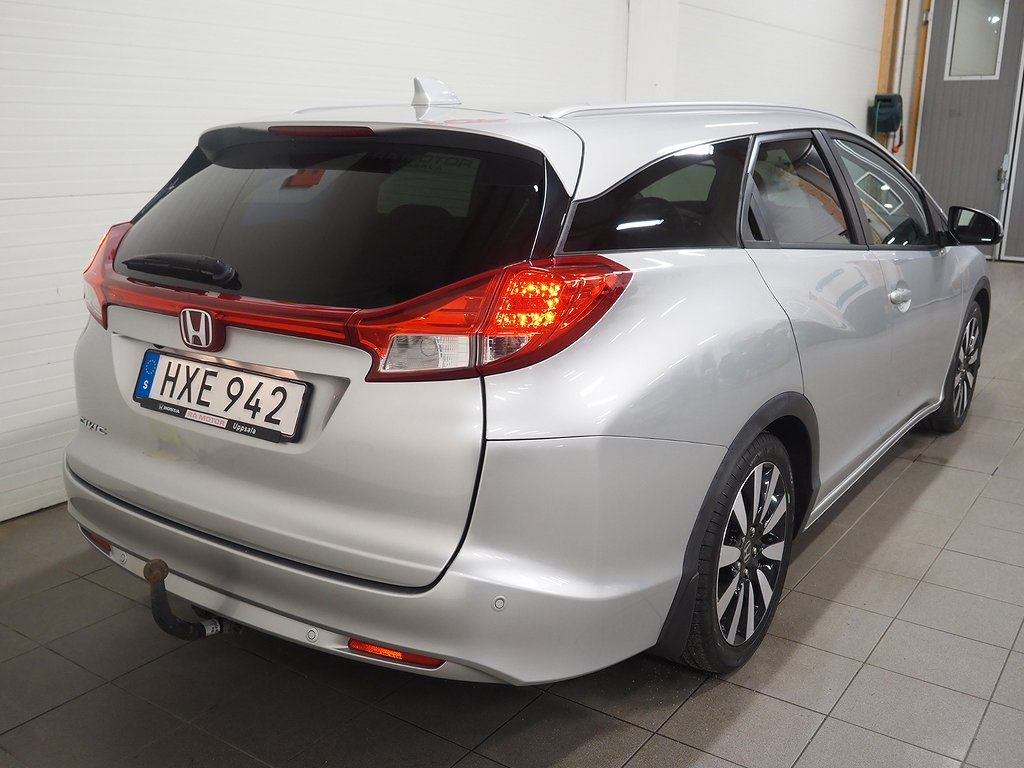 Honda Civic Tourer 1.6 i-DTEC 120hk Sport | Drag | Kamera | 2015