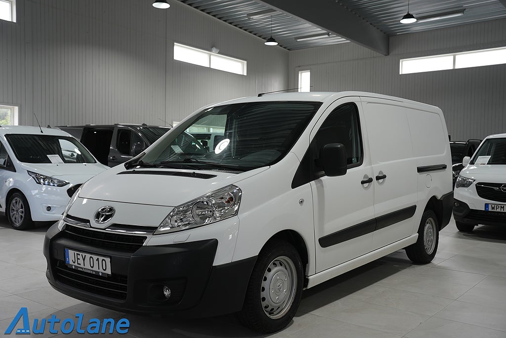 Toyota ProAce Skåpbil 2.0 D-4D 3-Sits, Kamera,Dubbla dörrar, 128hk