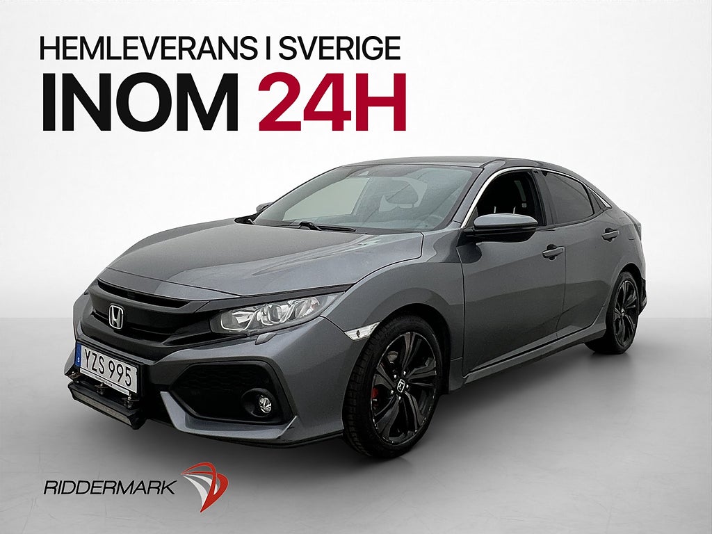 Honda Civic 129hk Elegance CarPlay Kamera Navi Adaptiv-Fart