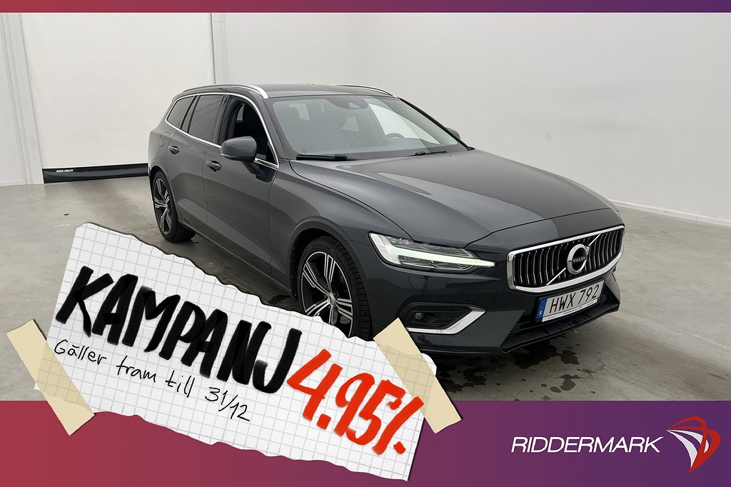 Volvo V60 D4 Inscription VOC Värmare Skinn Kame 4,95% Ränta