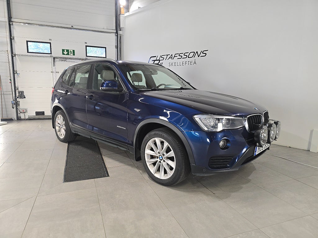 BMW X3 xDrive20d Steptronic | Drag, D-värm, V-hjul, Skinn, H/K