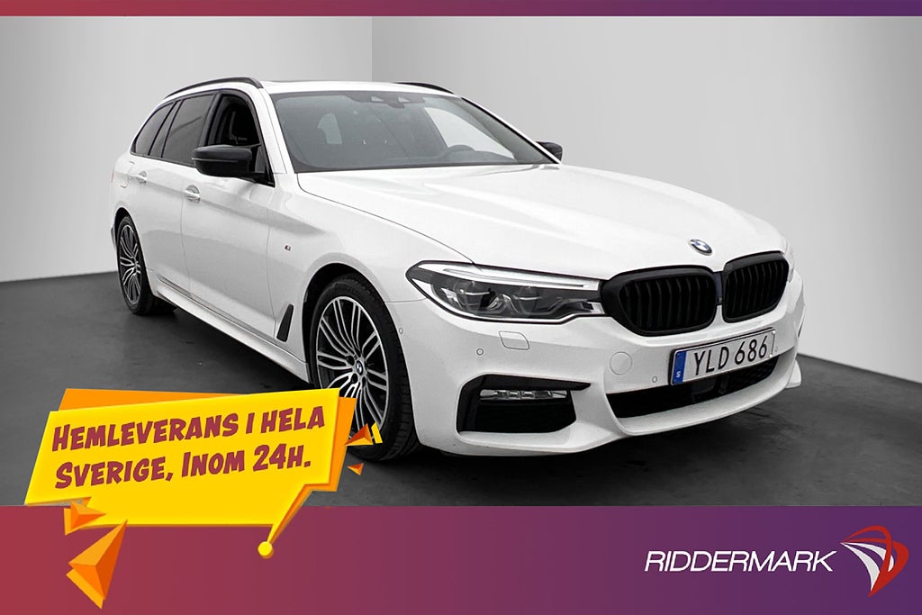 BMW 530 D xDrive M Sport Innovation Värm Skinn B&W Pano 360°