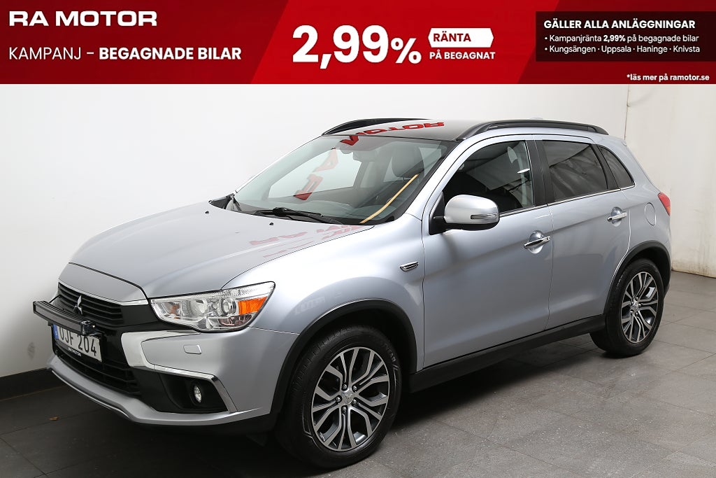 Mitsubishi ASX 2,2 Di-D 150hk Business 4WD Aut Pano Skinn Motorv Drag 2017
