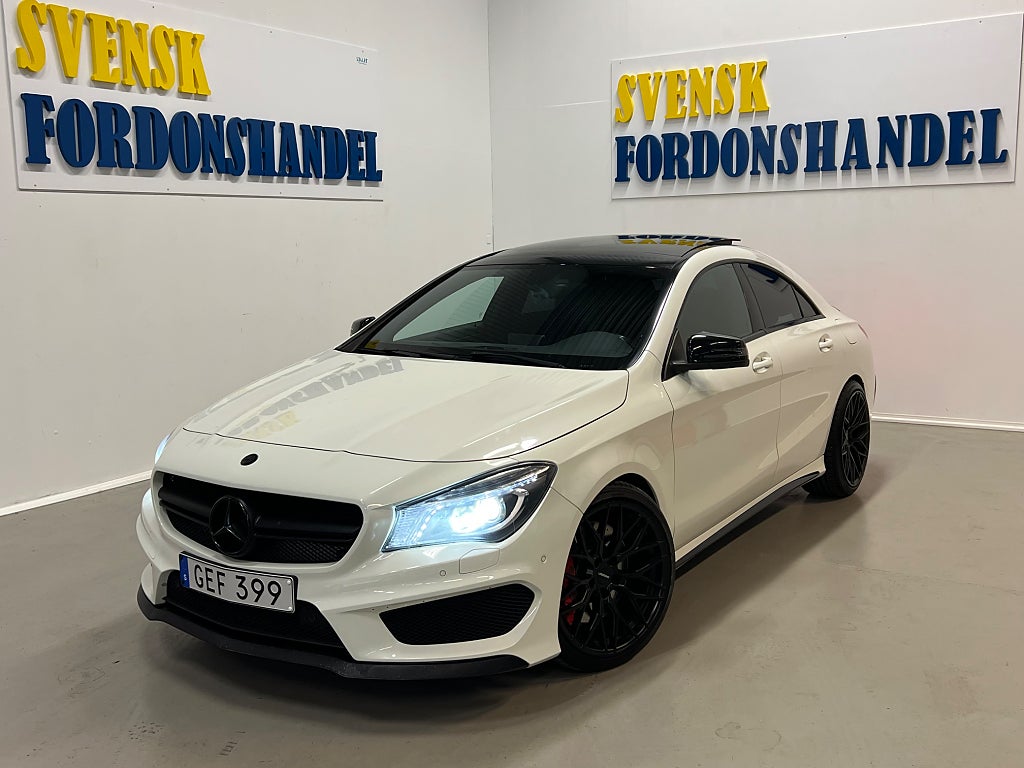 Mercedes-Benz CLA 45 AMG 4MATIC Panorama Svensksåld Sportavgassystem