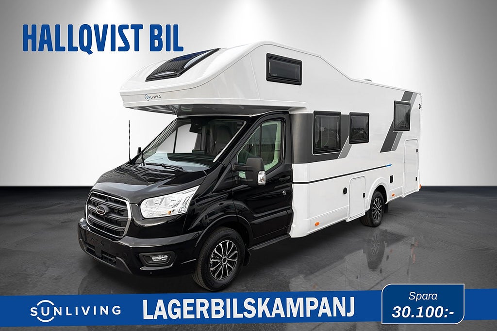 Sun Living A75SL Automat, Långbädd, Adaptiv Farthållare LAGERBIL