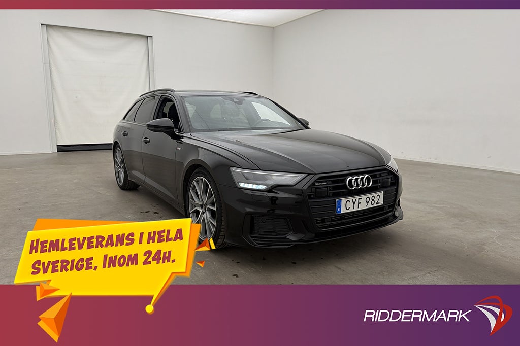 Audi A6 45 TDI Quattro S-Line Värmare Kamera Drag Navi