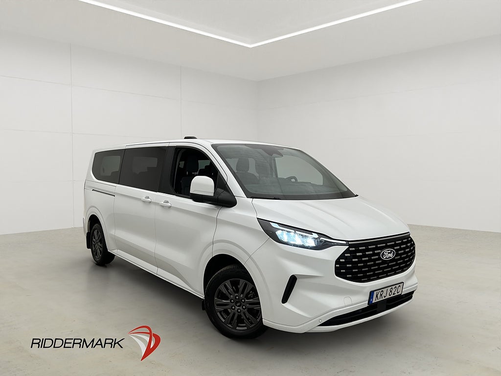 Ford Tourneo Custom Lång AWD 170hk Cockpit 9-Sit Kamera Moms