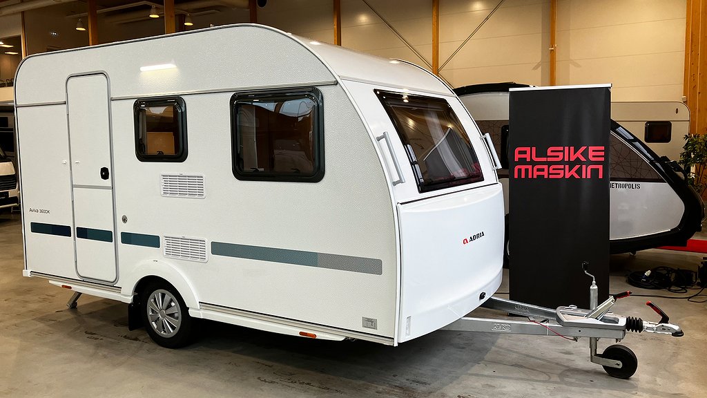 Adria Aviva 360 DK 5 bäddar /Barnkammare/1000 kg/1469 kr/mån