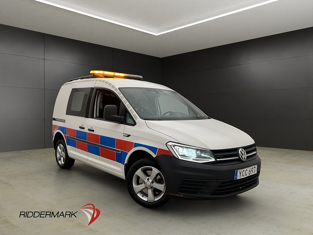 Volkswagen Caddy 2.0TDI 4M Värmare Drag LED PDC MOms1-Bruk