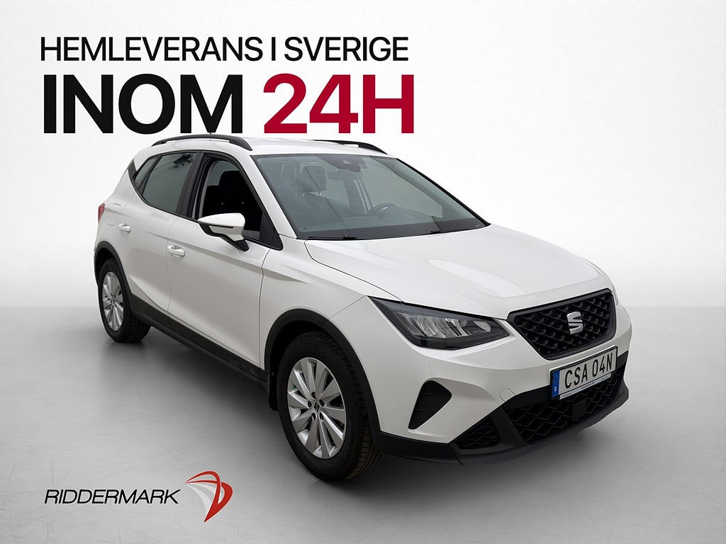 Seat Arona 1.0 TSI 110hk Style Sensorer 0,48l/mil 1 Brukare
