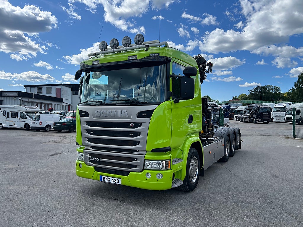 Scania G450 8x4*4 Tridem Kranväxlare