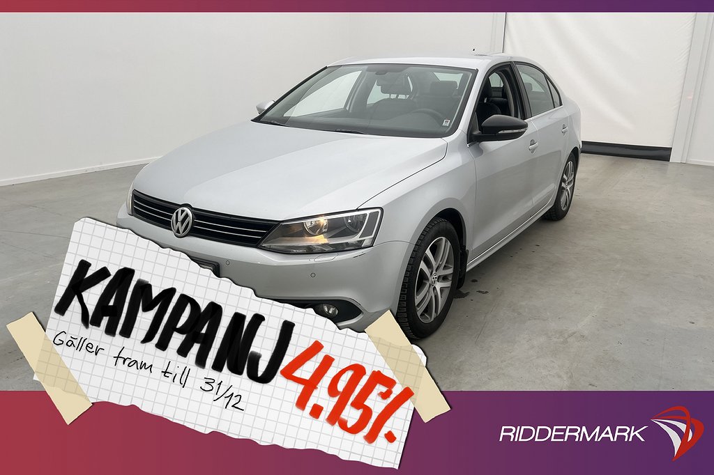 Volkswagen Jetta 105hk Premium Skinn Sensorer 4,95% Ränta