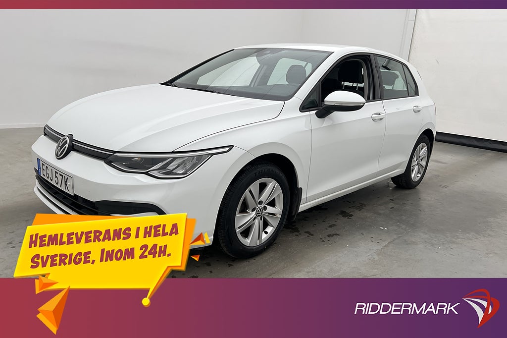 Volkswagen Golf 1.0 eTSI 110hk Dragkrok Cockpit CarPlay