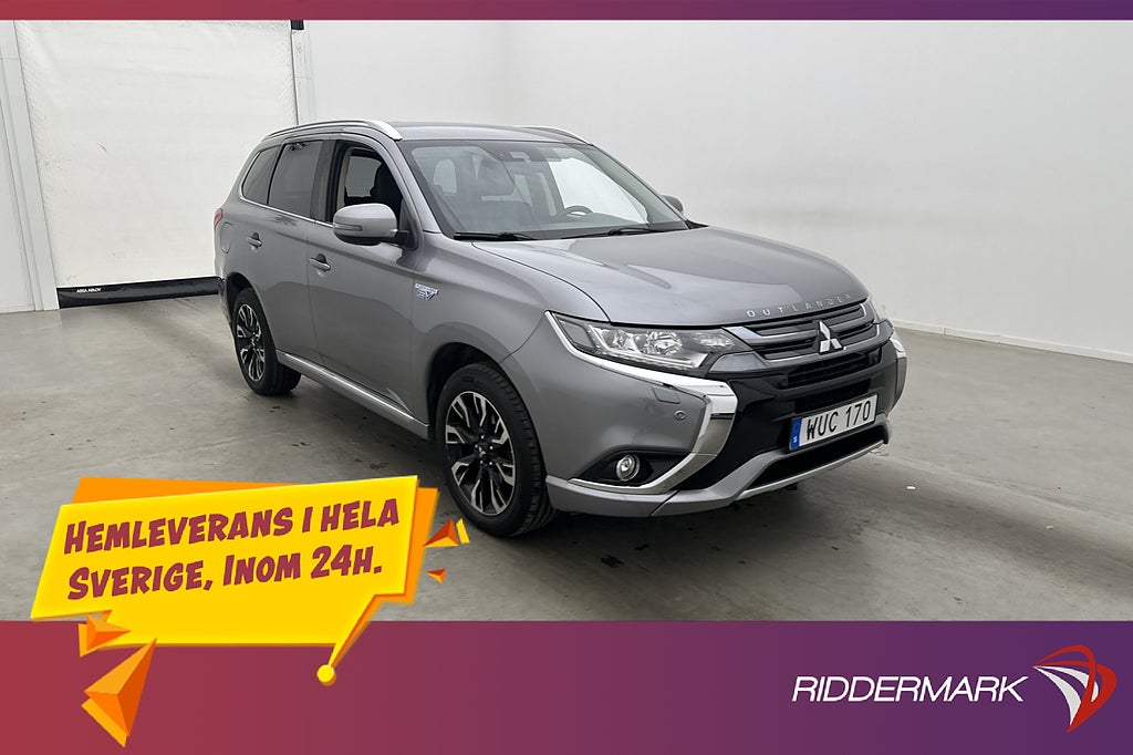 Mitsubishi Outlander PHEV 4WD 203hk Dragkrok Kamera