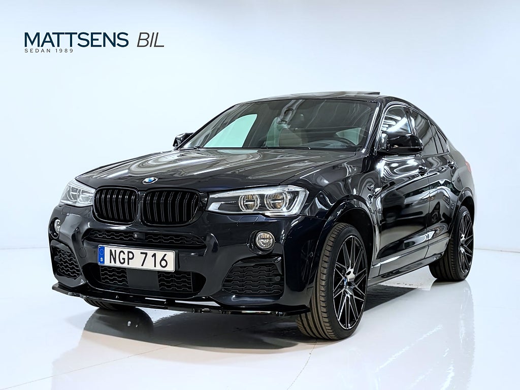 BMW X4 M40i Sport 360Hk /Pano /HK /360° /Skinn /HuD /Drag