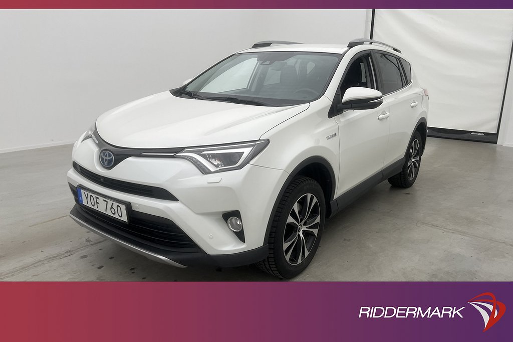 Toyota RAV4 Hybrid i-AWD Executive 360° Skinn Rattvärm Drag