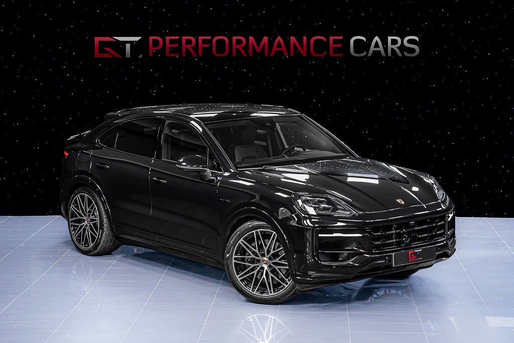 Porsche Cayenne E-Hyb Coupé Black Edition MOMS SportDesign 22" 18-vägs