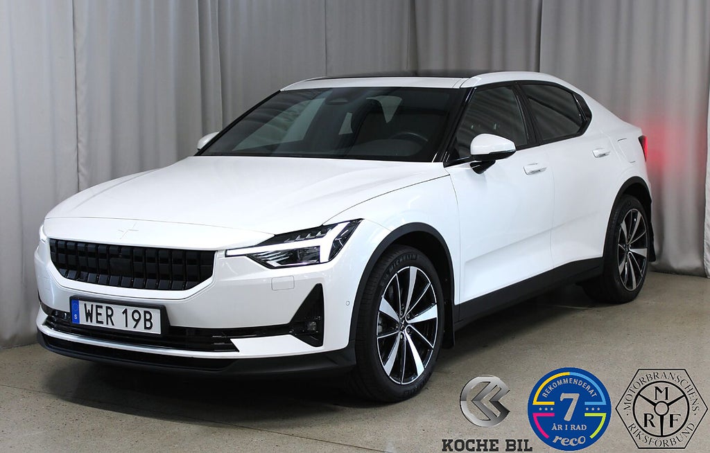 Polestar 2 Long range Dual motor 78kWh 408HK, Plus, Pilot, B-test
