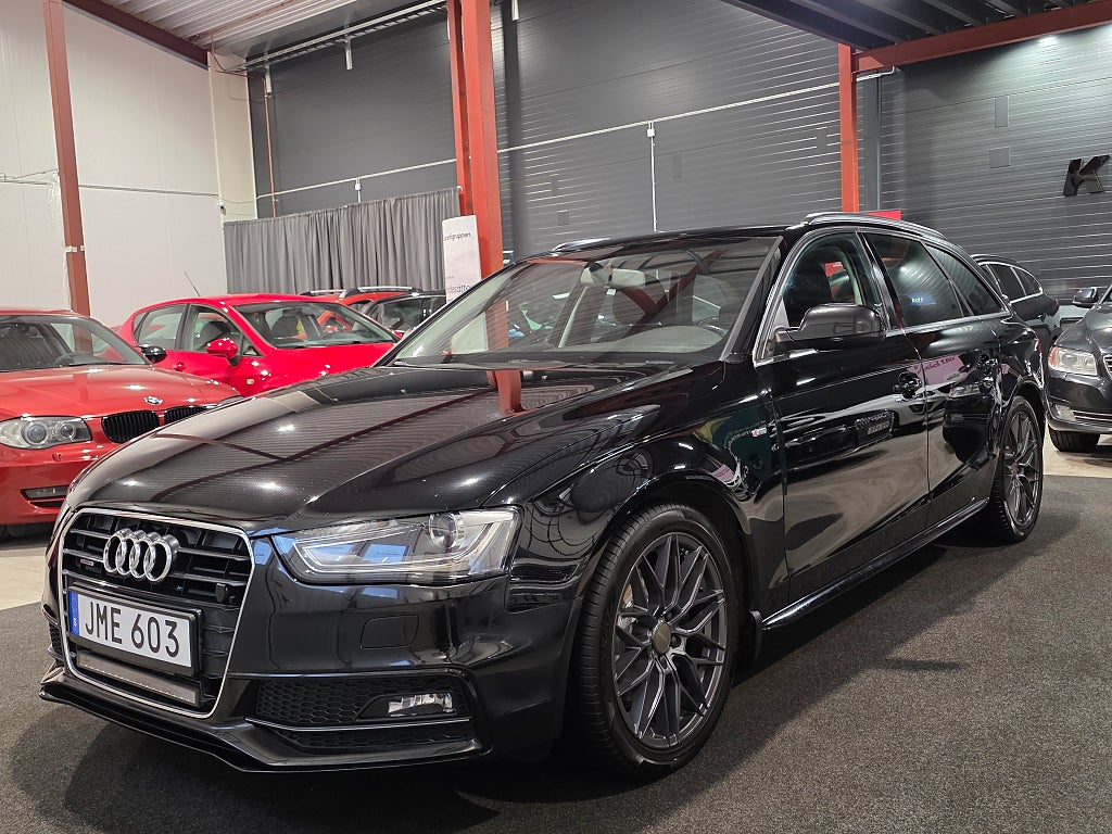 Audi A4 Avant 2.0 TDI S-line Drag Ny servad steg 2 Quattro PDC