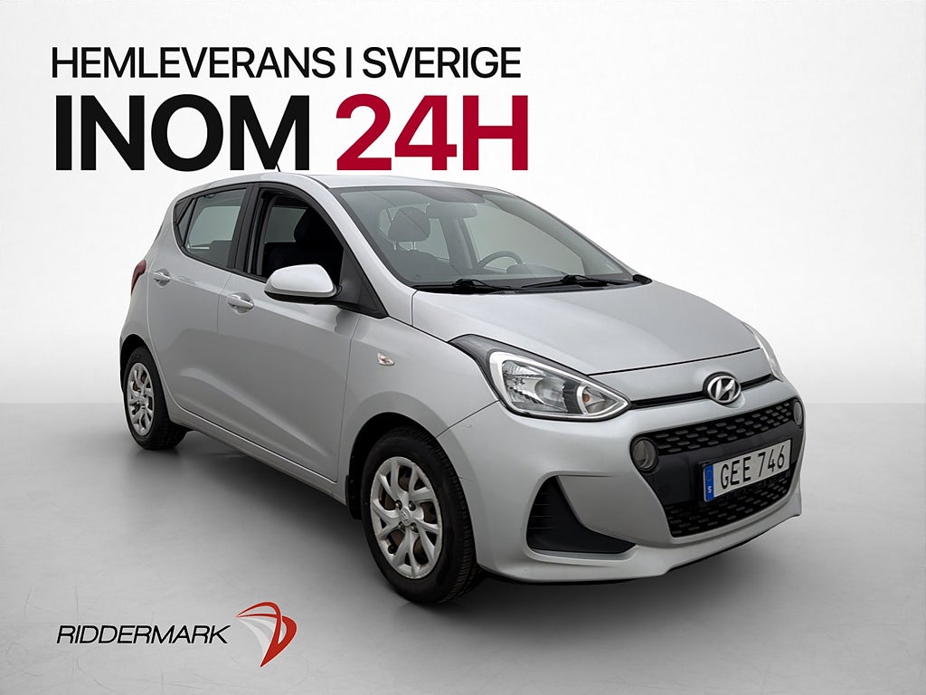 Hyundai i10 1.0 blue 67hk Comfort Rattvärme Farthållare