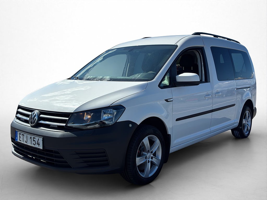 Volkswagen Caddy Maxi Life 2.0TDI Värm PDC Dragkrok 7-Sits