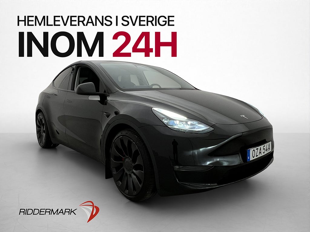 Tesla Model Y Performance AWD Svensksåld Panorama MOMS