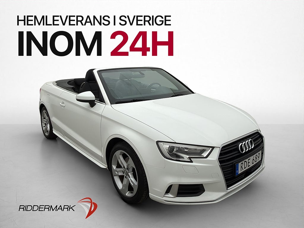 Audi A3 Cab 1.5 TFSI 150hk Sensorer Farthållare 558kr Skatt