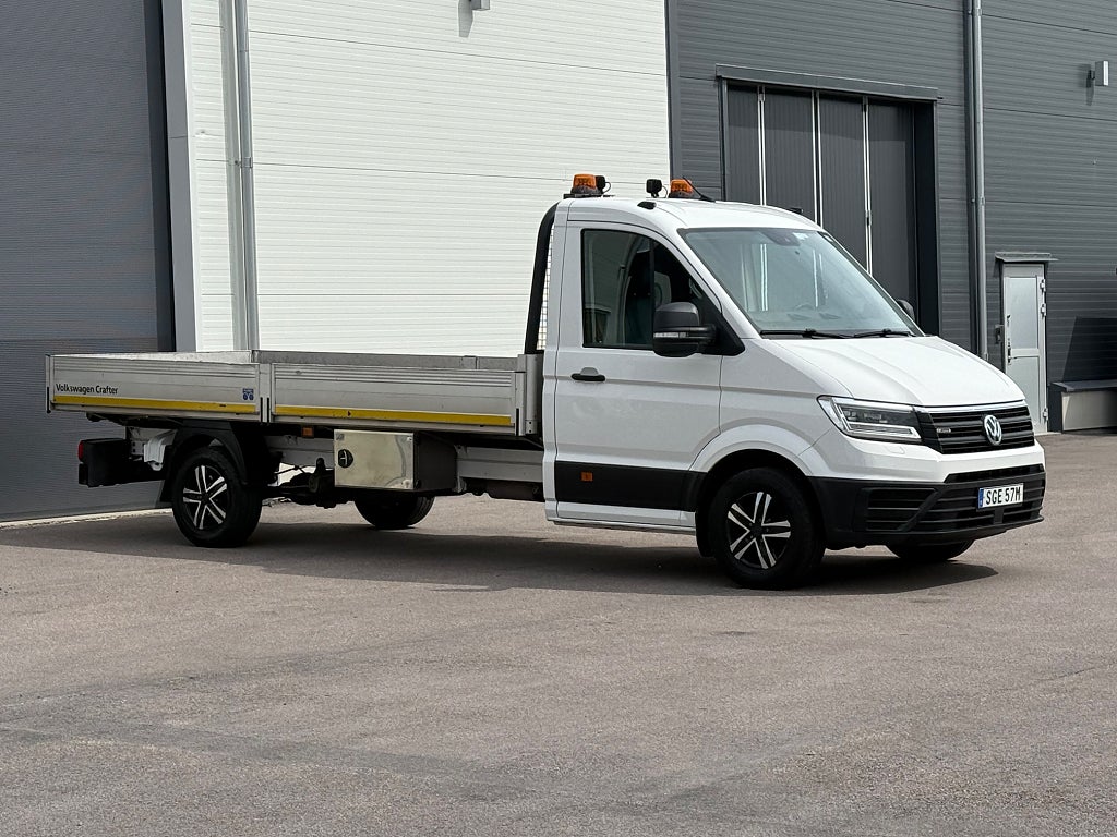 Volkswagen crafter Chassi 35 2.0 TDI 4Motion Euro 6/lång flak/Leasbar