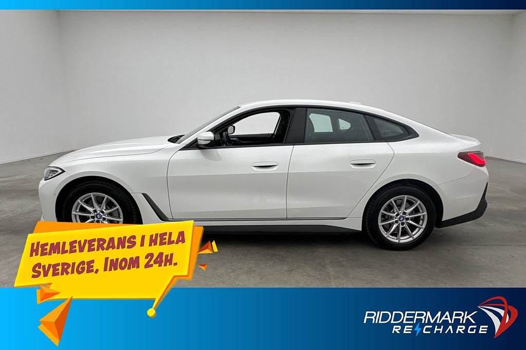 BMW i4 EDrive40 Gran Coupé 83.9 kWh 340hk Kamera  Navi MOMS